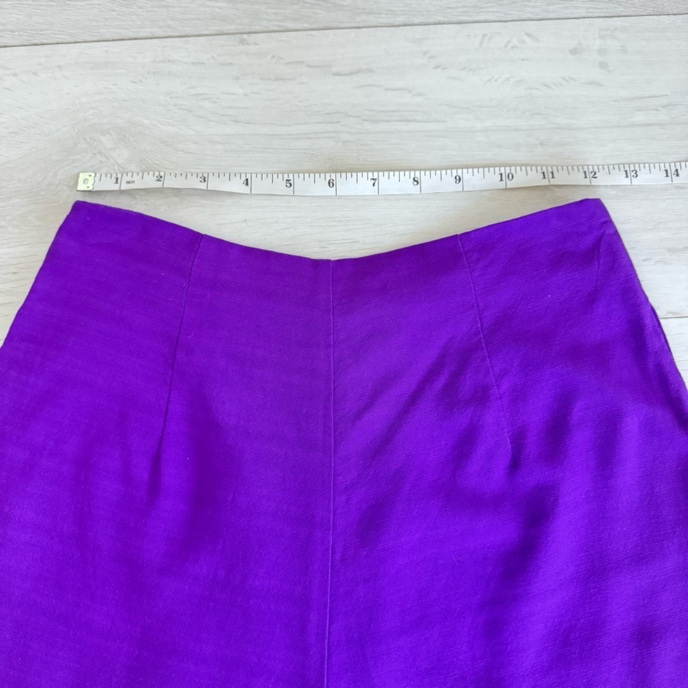 Maison Scotch Para Dise Violet Clean Cut Smart Airy High Waisted Shorts Sz XS - Picture 8 of 11